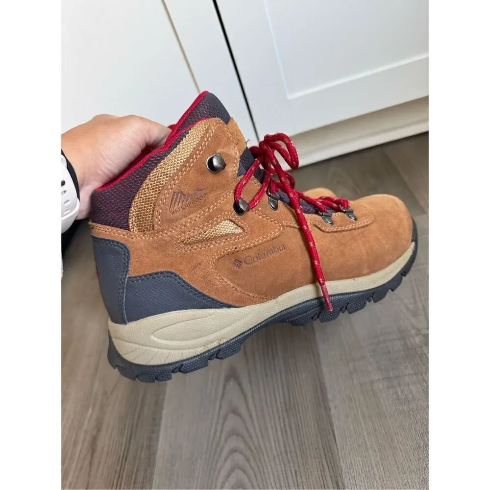 Columbia Newton Ridge Plus Waterproof Hiking Boots, Women’s 9.5 Amped Leather El